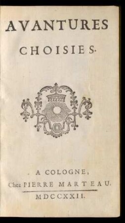 Avantures Choisies