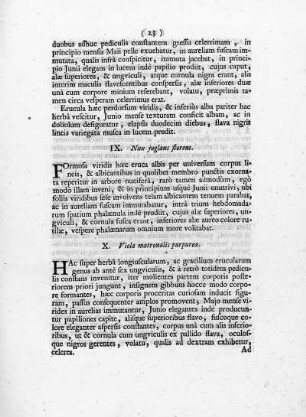 IX. Nux juglans, florens
