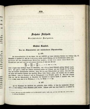 Sechster Abschnitt. Verschiedene Aufgaben.