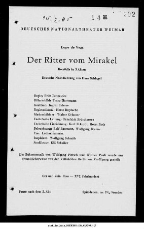 Der Ritter vom Mirakel