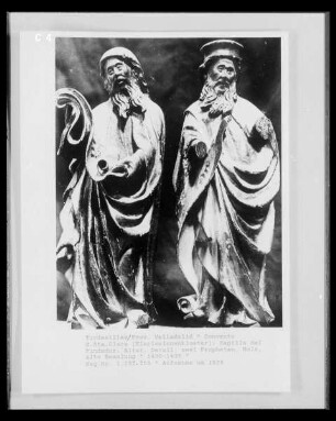 Altarschrein, Detail: zwei Propheten