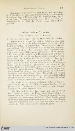Photographische Versuche