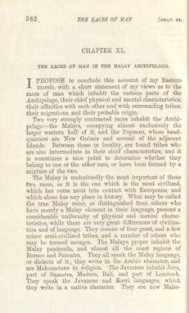 Chapter XL. The races of man in the Malay Archipelago