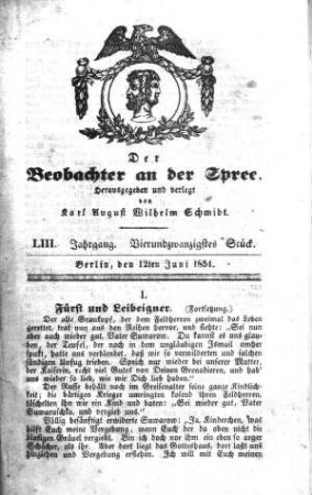 24. Stück, 12. Juni 1854