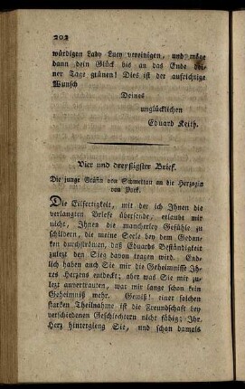 Vier und dreyßigster Brief. - Acht und dreyßigster Brief.