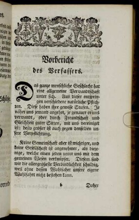 Vorbericht des Verfassers.