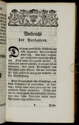 Vorbericht des Verfassers.