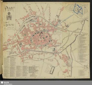 Plan von Zittau