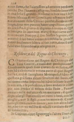 Residenza del Regno di Chicungo