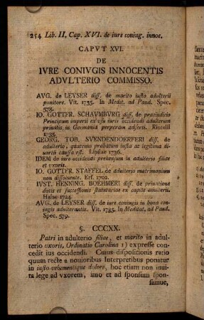 254-264, Caput XVI.