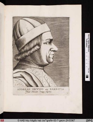 Andreas Siculus vulgo Barbatia.