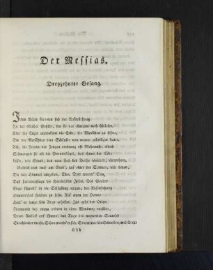 Dreyzehnter Gesang.