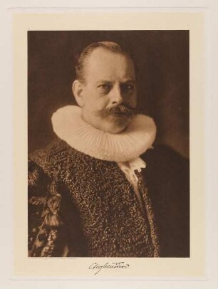 "Senator Dr. C. A. Schroeder" aus der Mappe "Hamburgische Männer und Frauen am Anfang des XX. Jahrhunderts"