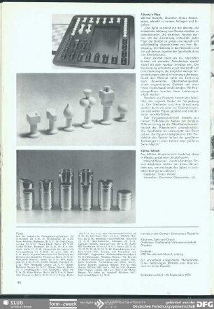 Schachspiel : Ideen Entwürfe Produkte