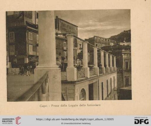 Capri - Presa dalla Loggia della Funicolare