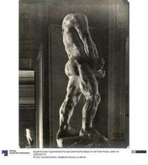 Figurenstudio für das Denkmal für Balzac in der Folie Payen