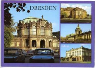 Dresden. Zwinger, Landhaus, Johanneum 4-tlg