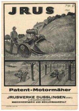 Motor-Mähmaschine