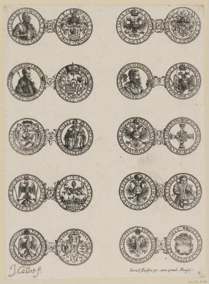 Münzbildnisse Europäischer Herrscher (1565 – 1624)