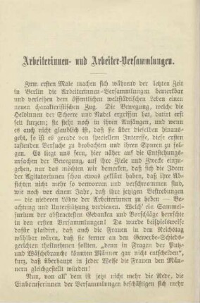 Arbeiterinnen- und Arbeiter-Versammlungen