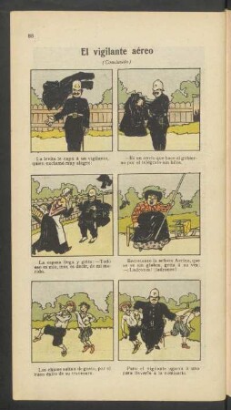 El vigilante aéreo - (Conclusión). [Cómic]