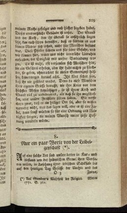 8. Nur ein paar Worte von der Leibeigenschaft.
