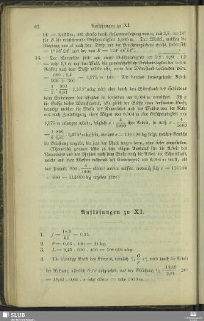 Auflösungen zu XI.