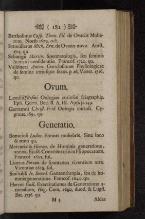 Generatio.