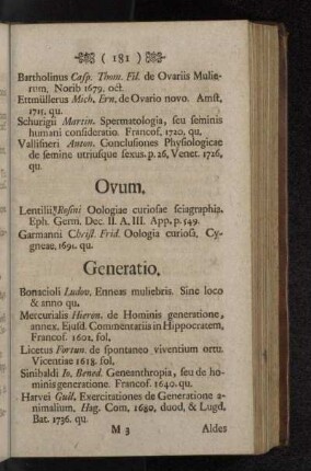 Generatio.