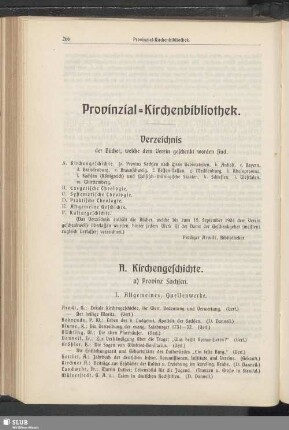 Provinzial-Kirchenbibliothek