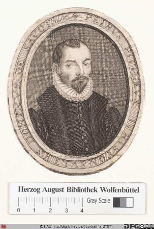 Bildnis Pierre Pithou (lat. Petrus Pithoeus)