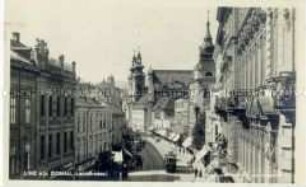 Die Landstraße in Linz