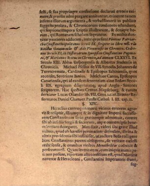 Monothelitarum Recensionem succinctam Dissertatione Historica Superiorum voluntate in cathedram producet