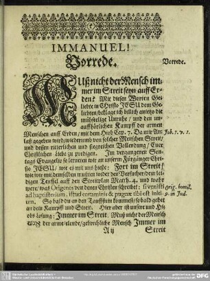 Leichenpredigt : Christliche Leichen-Predigt. Vorrede. Leichen-Spruch. Eingang. Vortrag. Abhandlung.