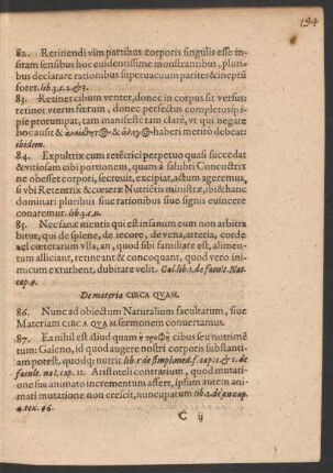 De materia Circa Quam.