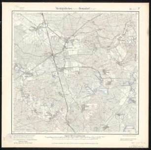 Meßtischblatt 21.(2688) : Straßgräbchen (Sächs.) - Bernsdorf (Preuß.), 1912 : Straßgräbchen (Sächs.) - Bernsdorf (Preuß.). - Aufgen. 1901, hrsg. 1905, einz. Nachtr. 1912. - 1:25000. - Leipzig, 1912. - 1 Kt.