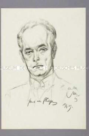 Bildnis des Schriftstellers Hans von Hülsen