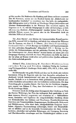 Pless, Helmut C. :: Lüneburg 45, Nordost-Niedersachsen zwischen Krieg und Frieden : Lüneburg, Verlag der Landeszeitung u.a., 1976