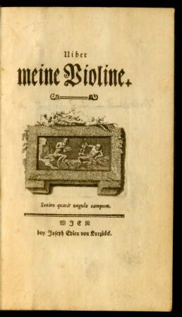 Uiber meine Violine