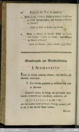 VII. Grundregeln zur Bruchrechnung