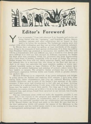 Editor's foreword