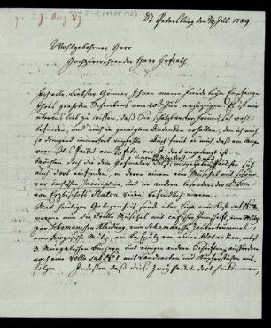 [Brief des Barons von Asch an Heyne vom 03./14.07.1789]