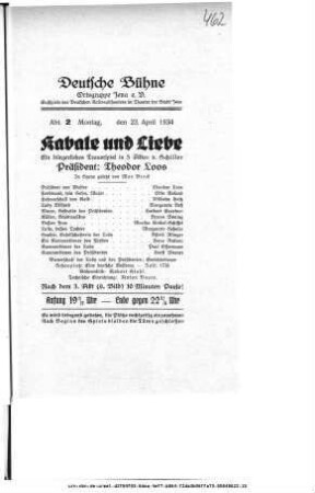 Kabale und Liebe