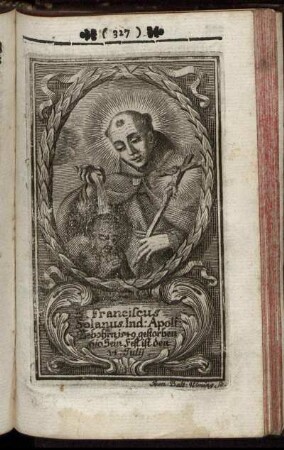 S. Franciscus Solanus. Ind; Apoli.