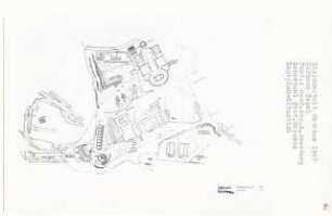 Kurhaus, Berlin-Tegel (Diplomarbeit bei Bernhard Hermkes): Lageplan 1:500