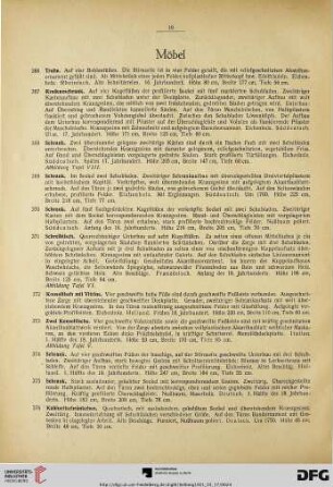 Möbel, Einrichtung, Textilien, Plastik (Nr. 366-531)