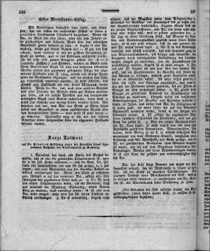 Kurze Antwort auf Dr. Pfeufers Erklärung gegen die Recension seiner sogenannten Geschichte des Krankenhauses u Bamberg