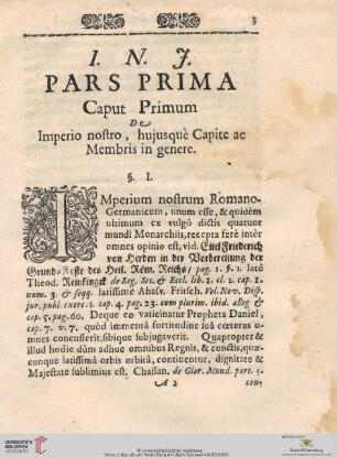 Pars Prima