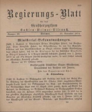 Nr. 29 : 13. November 1874