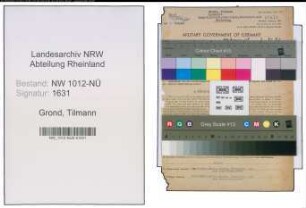 Entnazifizierung Tilmann Grond , geb. 19.12.1900 (Landwirt)